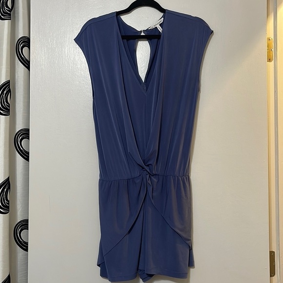BCBGeneration Blue Short Romper size L - Picture 1 of 5